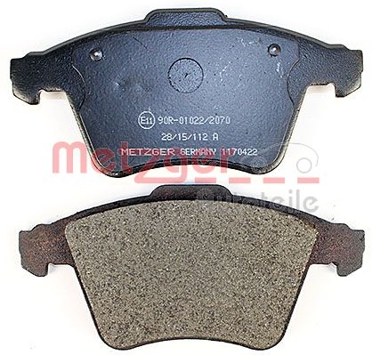 METZGER 1170422 Bremsbelagsatz, Scheibenbremse